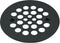 Westbrass 4-1/4" O.D. Shower Strainer Plastic-Oddities Style, Matte Black, D3193-62