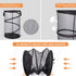 Portable Collapsible Popup Laundry Hamper, Foldable Mesh Round Laundry Basket with Reinforced Durable Handles, Large Clothes Hamper for Kids Room / College Dorm / Travel, Easy to Storage and Open