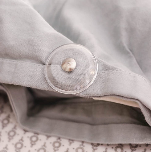 PinionPins Clear Magnetic Duvet Clips with Key. - Patented Duvet & Comforter Clip Pinning System - Stronger Than Traditional Duvet Fasteners Like Duvet Donuts (8 Clear Pins with Key)