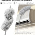 Clonynix Microfiber Dusters for Cleaning, 100" Telescopic Extension Long Pole Bendable Head, Scratch-Resistant Cover, Washable Duster for High Ceiling Fan, Blinds, Furniture & Cars