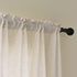 Valea Home Linen Curtains Panel 72 inch Long Light Filtering Rod Pocket Crude Drapes for Bedroom Living Room Farmhouse Long Window Curtains, Natural, 1 Panel