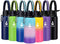 Farsea Insulated Water Bottle with Straw Lid & Spout Lid & Paracord Handle, Stainless Steel Water Bottle Wide Mouth, Double Wall Sweat-Proof BPA-Free, 32 oz, Gradient Mint + Pink + Purple
