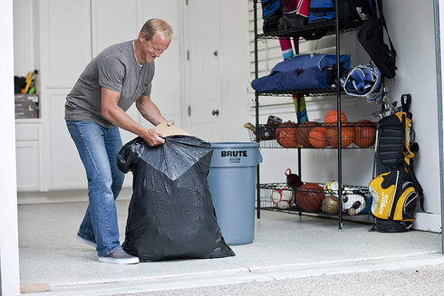 Glad ForceFlexPlus Drawstring Large Trash Bags - 30 Gallon, 50 Ct (Package May Vary)