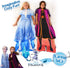 Blankie Tails | Disney Frozen Wearable Blanket - Frozen Disney Movie Double Sided Soft Disney Blanket Minky Fleece Blanket (56'' H x 30' W (Kids Ages 5-12), Frozen 2 - Anna Dress)