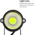 Lemonbest LED Landscape Up Down Light 5W White LED Decorative Spotlight Lamp 110V with Plug for Indoor Outdoor Yard Step Wall Lighting (Cool White) ?NO Spike )