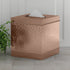 nu steel, Part Accessory Set Hudson Copper Boutique Cover Stainless Steel Square Facial Tissue Box Holder for Bathroom Vanity Countertops,Bedroom Dressers, 5" L x 5" W x 6" H