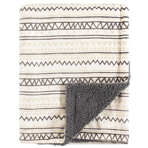 Hudson Baby Double Layer Blanket, Aztec, One Size