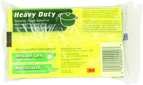 Scotch-Brite Heavy Duty Scrub Sponge, 21 Sponges Total