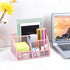 Pink Desk Organizer for Women, Mesh Office Supplies Cute Stationary Organization Office Accessories Essentials Caddy with Drawer for Home & Office Desktop & Decor& Kitchen