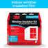 3M Indoor Window Insulator Kit, Window Insulation Film for Heat and Cold, 5.16 ft. x 17.5 ft., Covers Five 3 ft. by 5 ft. Windows