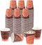 10 Oz. Disposable Paper Coffee Cups, 100-Pack Premium Cafe Coffee Cups - Grab 'n Go Cups for Home, Office, Cafe, Restaurant (100 Cups ONLY)
