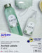 Avery Arched Labels with Sure Feed for Laser Printers, Water Resistant, 3" x 2.25", 90 Labels (22809)