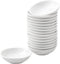 16 Pack Dipping Bowls Set 1 oz Dipping Sauce Dishes & Bowls, Round Soy Sauce Dipping Bowls Porcelain Small Server Dishes for Tomato Sauce, Soy, Vinegar, BBQ - White