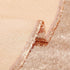 Rose Gold Christmas Tree Skirt 24 Inches Sequin Tree Skirt Small Tree Skirt for Christmas Decorations