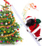 Santa Claus Climbing Ladder, Electric Christmas Climber Santa Plush Doll Toy Gift Decorations, Creative Christmas Tree Ornament Decors (Style B)