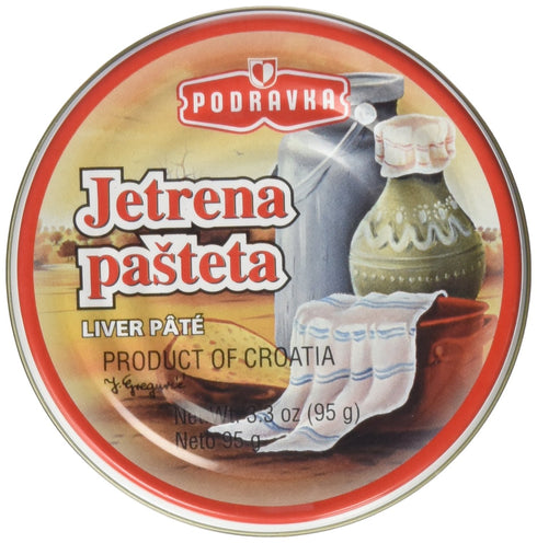 Podravka Jetrena Pasteta 3.5 Oz Liver Pate (Pack of 2)