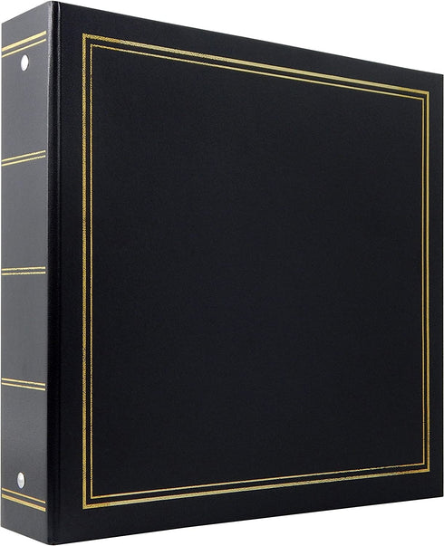 MCS MBI Library Collection 400 Pocket 4x6 Photo Album in Black