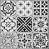 9 Pieces Floor Painting Stencils Large Tile Stencils Wall Drawing Pattern Templates Floor Stencils Kit in 9 Styles for Painting Linoleum Floor Wall Wood Tiles Cement Decor (Simple Style,6 x 6 Inch)