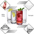 JoyJolt Stella Crystal Highball Glasses Barware Collins Tumbler for Water, Juice, Beer, and Cocktail (Set of 4)-14.2-Ounces