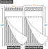 Fabric Snap-in Shower Curtain Liner Replacement 70" x 54" - Hotel Style, Removable & Machine Washable, Water-Repellent - White, 70x54