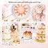 NWK 12inch Lighted Clear Cake Stand Plate Holder with String Lights Fit for 6inch, 8 inch, 10 inch, 12 inch Cakes for Wedding Birthday Thanksgiving Christmas New Year Party