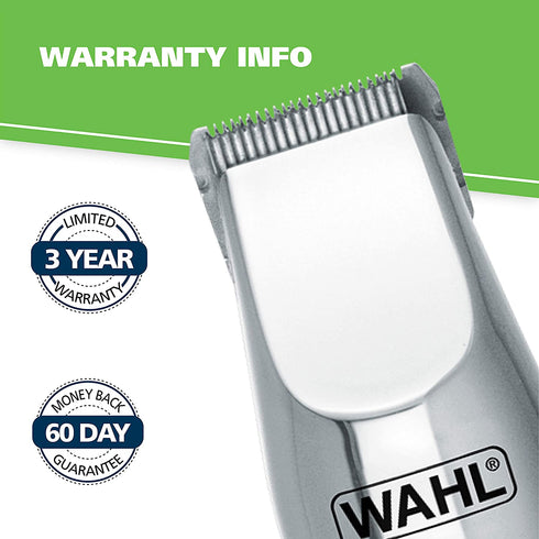 Wahl Beard and Mustache Trimmer, Cordless Rechargeable Facial Hair Trimmer with 5 Length Settings - Model 9916-4301