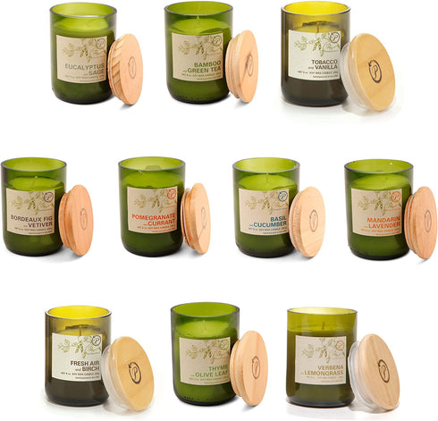 Paddywax Candles Eco Green Collection Scented Candle, 8-Ounce, Mandarin & Lavender