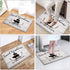 U'Artlines Kitchen Mat Cushioned Anti Fatigue Floor Mat Thick Waterproof Non-Slip Kitchen Rug Heavy Duty Comfort Standing Mat for Home,Office,Desk,Sink,Laundry (17''x28'', Offwhite)