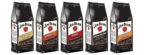 Jim Beam Bourbon Vanilla Bourbon Flavored Ground Coffee, 2 bags (12 oz ea.)