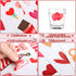 9 Sheets Valentines Day Decor Gnome Wall Stickers Valentines Wall Decals Heart Gnomes Window Stickers Gnomes Wall Vinyl Stickers for Living Room Bedroom Home Art Decor