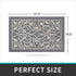 DEXI Door Mat Indoor Rugs for Entryway Floor Mats Inside Doormat Front Entrance Rug Entry Non Slip Washable,19.5"x31.5",Gray