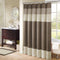 Amherst Fabric Brown Shower Curtain , Pieced Transitional Simple Shower Curtains for Bathroom , 72 X 72 , Natural