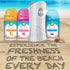 Air Wick Pure Freshmatic 4 Refills Automatic Spray, Florida Keys Coconut Water, 4ct, Air Freshener, Essential Oil, Odor Neutralization, Packaging May Vary