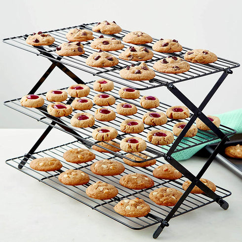 Wilton 3-Tier Collapsible Cooking and Baking Cooling Rack