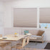 Easy Lift Trim-at-Home Cordless Pleated Light Blocking Fabric Shade Natural, 30 in x 64 in, (Fits windows 19"- 30")