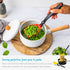 Dreamfarm Holey Spadle | Non-Stick Cooking Spoon & Serving Ladle with Holes | Dreamfarm Blue