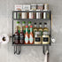 Over The Toilet Storage Shelf,Bathroom Organizer, Above Storage Cabinet Restroom Paper Holder,No Drilling Space Saver with Wall Mounting Design (Black)