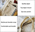 HaoHakka Tote Bag Aesthetic, Canvas Graphic Trendy Cute Tote Bags with Zipper Pockets