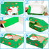 Funnlot Christmas Cookie Boxes Christmas Treats Container With Window 20PCS Christmas Treat Cookie Holiday Candy Box Christmas Baking Boxes Reindeer Santa Snowman Gingerbread Cookie Boxes