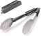 Extra Long (16 Inch) Stainless Steel Tongs For Grilling - Heavy Duty BBQ Utensil with 3-sided Silicone Safety Grips