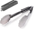 Extra Long (16 Inch) Stainless Steel Tongs For Grilling - Heavy Duty BBQ Utensil with 3-sided Silicone Safety Grips