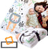 CALLOO Baby Monthly Milestone Blanket Boy Jungle Blanket Nursery Decor, Large 60x40 Extra Soft Premium Fleece with Markers for Baby Photo Pictures, Newborn Girl, Unisex, Baby Month Growth Chart.