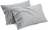 Bedsure Bamboo King Size Pillow Cases 2 Pack - Silver Grey Cooling Pillowcases Set of 2 with Envelope Closure, Cool and Breathable Pillow Case, 20x40 inches