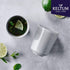 Keltum Pearl Grey Glazed Stoneware 8.5 oz. Mugs, Set of 2
