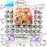 GEMLON Russian Piping Tips Cake Decorating Supplies - 88 Baking Supplies Set - 49 Icing Piping Tips - 3 Russian Ball Piping Tip, Flower Frosting Tips, Bakes Flower Nozzles-Large Cupcake Decorating Kit