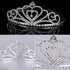 FiGoal King and Queens Royal Crowns 2 Pack Gold Crown and Rhinestone Crystal Tiara for Costume Accessories Role Play Gifts for Easter Basket Stuffers