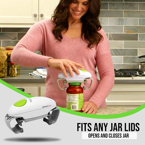 Robotwist Deluxe 7321 Automatic Jar Opener As Seen, Higher Torque for Improved Jar Opening Performance On TV