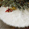 AISENO 36 Inch Christmas Tree Plush Skirt Decoration for Merry Christmas Party Faux Fur Christmas Tree Skirt Decorations