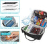 Sunny Bird Small Insulated Lunch Bag Portable Lunch Box Tote for Work and School (Black)
