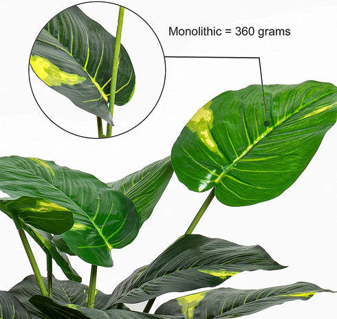 Artificial Trees for Outdoors, 30'' Artificial Green Plants Fake Tree UV Resistant Faux Plants for Indoor Outdoor Home Office Garden Decor